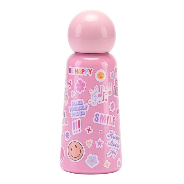 Kids Water Bottle 12oz Stainless Steel Vacuum Insulated Cup With Straw Leakproof Lid For School Home Outdoor