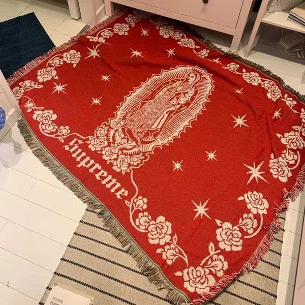 Bestseller Tapestry Street Art Blanket - Virgin Mary Design, Lightweight Throw for Camping, Sofa Decor, and Xmas Blankets ddmytues
