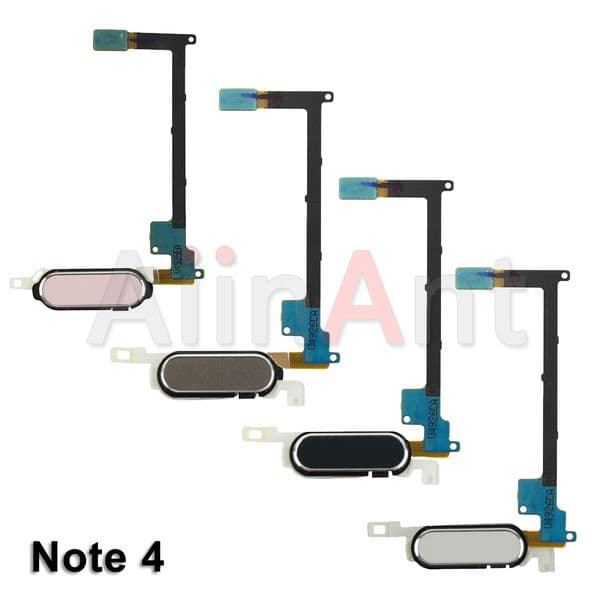 Aiinant 2025 Home Button Touch ID Fingerprint Sensor Flex Cable For Samsung Galaxy Note 4 5 7 8 9 10 20 Plus Lite Ultra