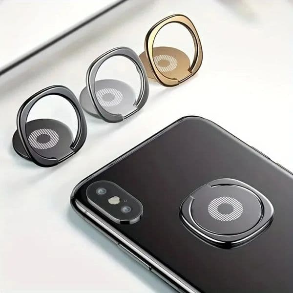 Mini 360 Degree Finger Ring Holder Metal Phone Stand 2025 Mount Smartphone Holder for Xiaomi Huawei iPhone Sangsung Mobile Phone