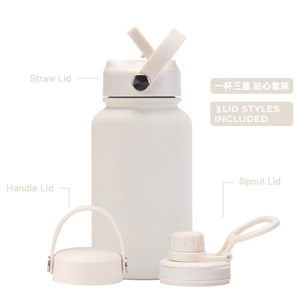 22oz Leakproof Stainless Steel Coffee Mug Insulated Travel Tumbler for Office Car Outdoor Drinks
