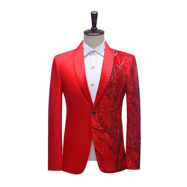 K646 Customizable Men's Tailored Fit Suit for Performances & Events