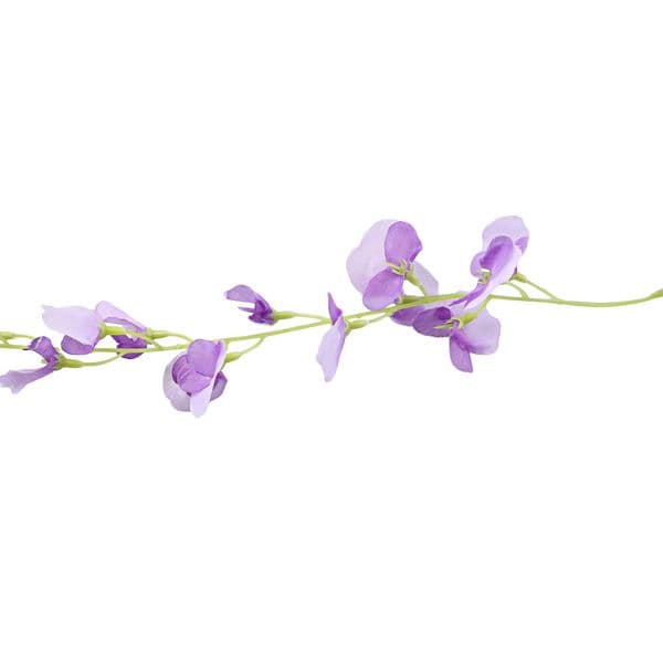 Ivy Of Vine 12 Bunches Artificial Wisteria Hanging Vine Purple Wisteria Artificial Faux Flower Garland 100% Brand New