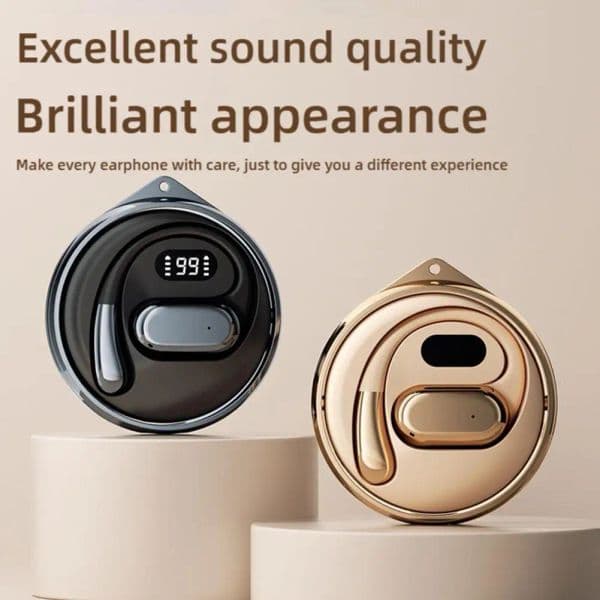 AI Translation Earbuds Real Time: OWS Translator Earphone HD Sound Supports 3-in-1 Earbuds 144 Languages and 8 Offline Translations TWS Earbuds for Travel Business