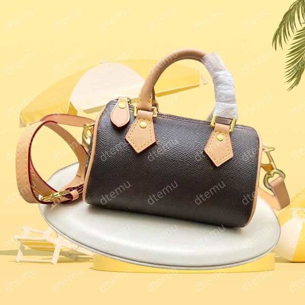 Designer Women Shoulder Bag Genuine Leather Mini Boston Bag Classic Fashion Wmens Bag Mono Pillow Totes Handbags Crossbody