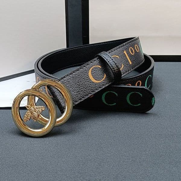 Designer fashion buckle genuine leather belt Width 2.5cm Highly Quality with Box designer women belts Women's thin waistband gift nice