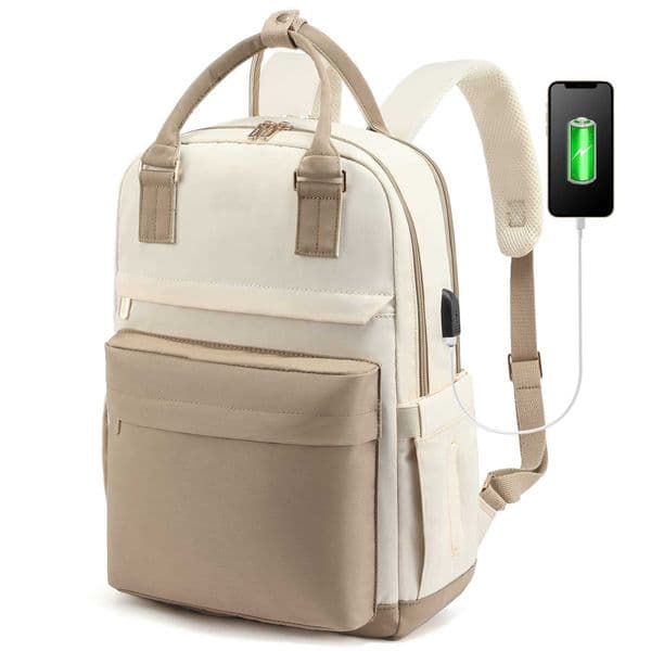 Womens Fashion Backpack with Usb Mens Laptop Backpacks Portable Travel Bag Casual Book School Bags 241223