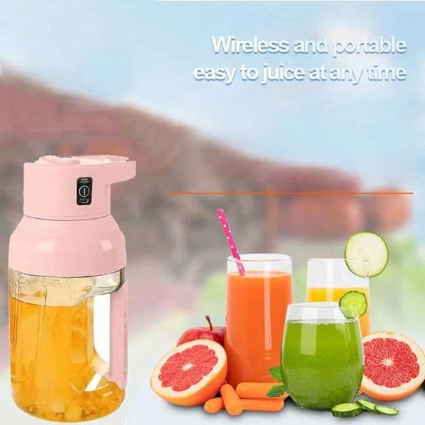 Mini Fruit Blender usb Rechargeable portable 8-blade Blender Sports Juicer Cup Multi-functional fruit juicerXJ241223