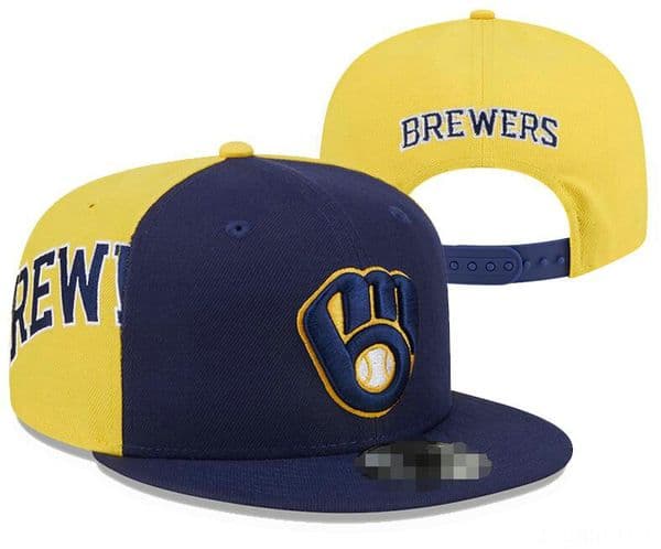 2024 Men's Classic cap Brewers Flat Peak series Snapack Strapback Heart Full Size Closed Caps Fashion Hip Hop Women Baseball Sports All Team Fitted Hats a5