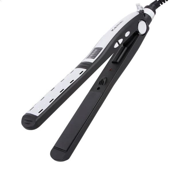 Kemei hair straightener styling tools professional ionic flat irons straightening Irons women curling irons curler 241224