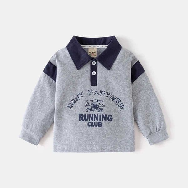 Children Autumn Clothing Boy Polo Shirt Kids Top Wear Boys Clothes Child CostumesXJ241225