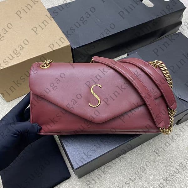 Pink sugao women shoulder bag crossbody chain bags fashion luxury top quality large capacity genuine leather handbag purse shopping bag Kaka241223600