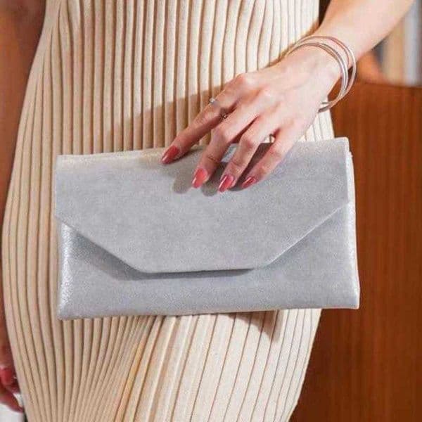 New Minimalist And Fashionable Dinner Bag Clutch Bag Shiny Pink Suede Envelope Bag Versatile Dress Bag Womens Tote Bags 240920