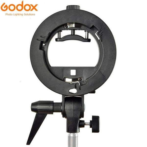 Godox S-Type Durable plastics Bracket Bowens Mount Holder for Speedlite Flash Snoot Softbox Po Studio Accessories 241225