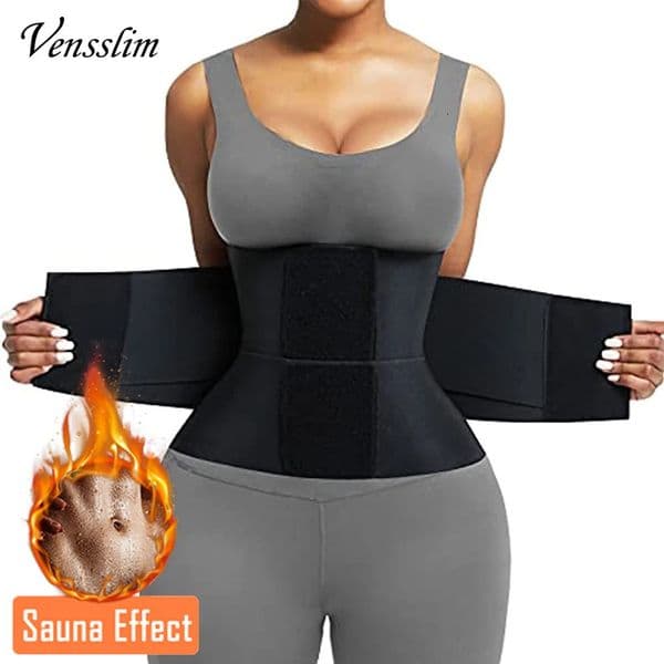Women Waist Trainer Body Shaper Slimming Belt Belly Reducing Sheath Shapewear Female Sauna Sweat Strap Corset Binder 241225