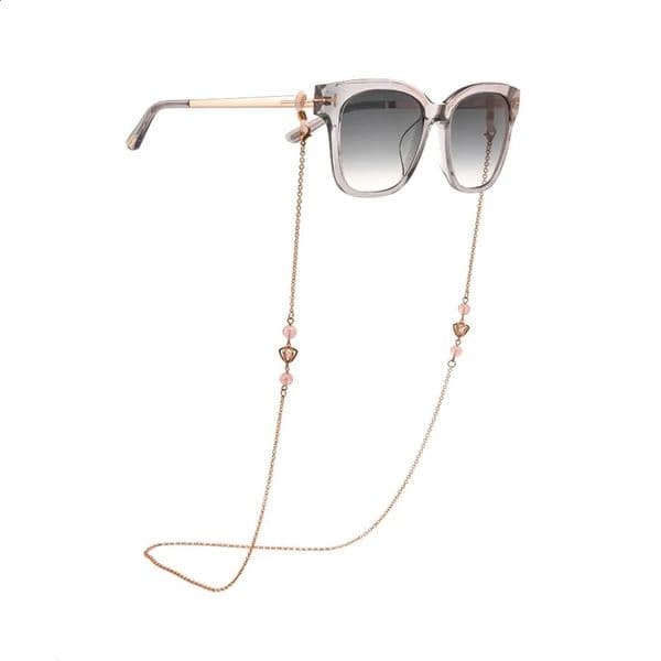 Womens Stainless Steel Eyeglass Holders Chains Pear Beads Sunglasses Necklace for Women-Stylish Eyeglass Hanging Necklace 241226