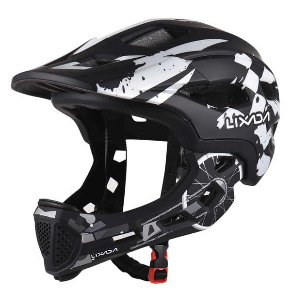 Kids Cycle Helmet Detachable Full Face Helmet Adjustable Cycle Helmet for Children CycleXJ241226