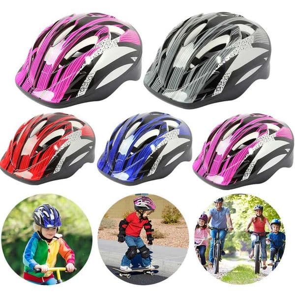 Children Cycling Helmet Skating Riding Safety Kids Bicycle Protective Helmets Bicicleta Bicycle Helmet For 5-12 Year Kids HelmetXJ241226