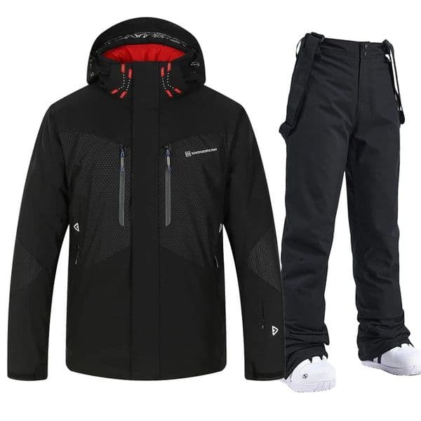 Winter High Quality Ski Suit Men Waterproof Windbreaker Snow Jacket and Baggy Pants Warm Snowboard Outdoor Snowmobile Clothing 241225