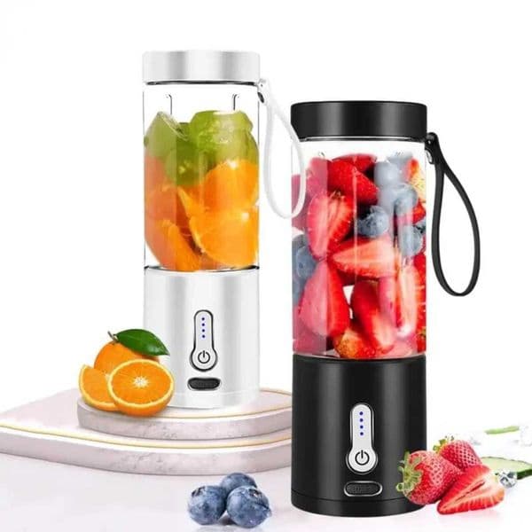 530ML Powerful Portable Blender for Smoothies Shakes USB Rechargeable Food Processor Fruit Mixer Machine Mini Juicer Blender CupXJ241227