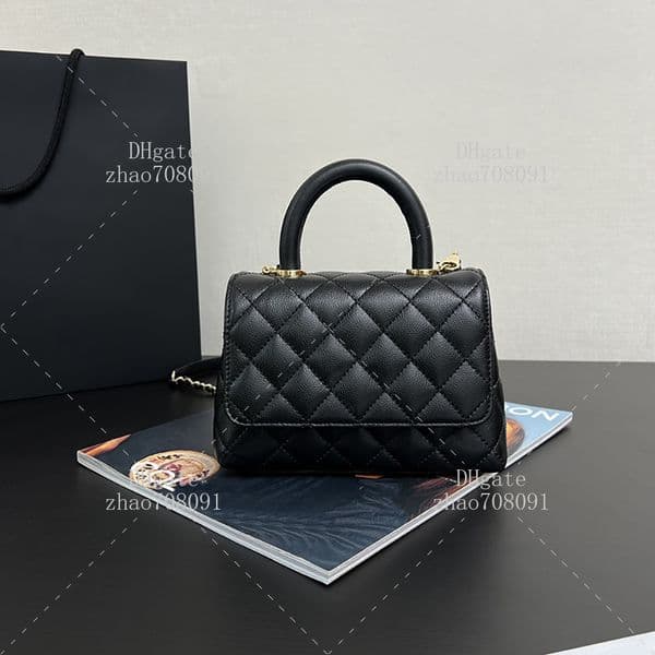 Designer Calfskin Mini Handbag - 19cm Luxurious Chain Crossbody Shoulder Bag With Box L024