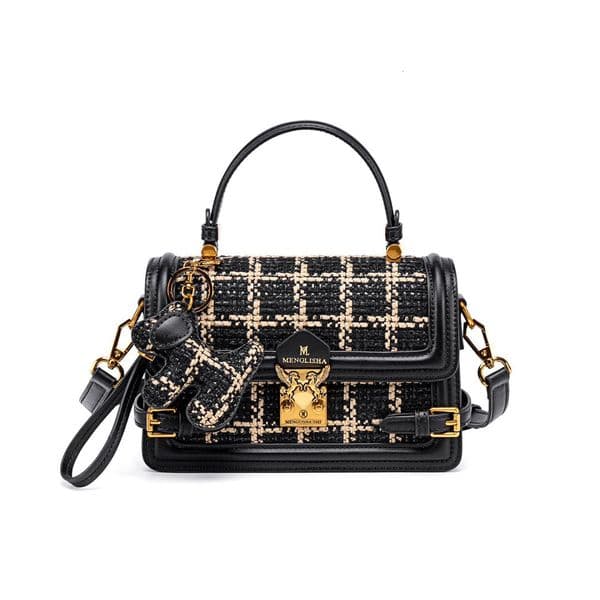 Women's Handbag 2025 New Fashion Weave Single Shoulder Hand-Held Small Square Large Capacity Crossbody Bag