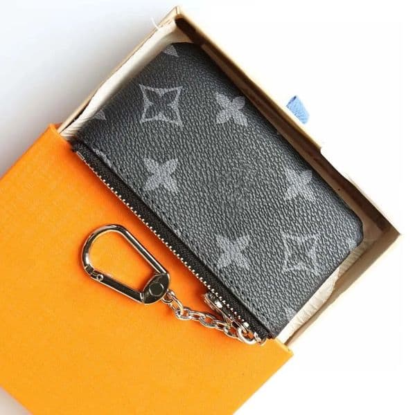 Designers luxurys Purses KEY POUCH POCHETTE CLES Women Mens Key Ring Credit Card Holder Coin Purses Mini Wallet Bag with box and dustbag M62650 M80879