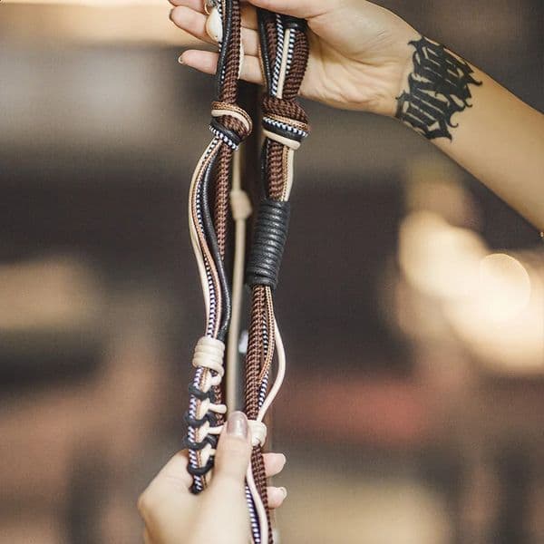 Maden Vintage Braided Rope Belt Womens Waist Rope Waist Chain Accessories Decorative Belt Adjustable 241227