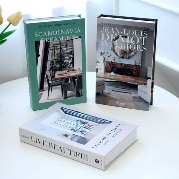 Fashion Fake Books for Decoration Home Fashion Simulation Books Decor Modern Study Living Room Soft Fake Book DecorationXJ241228