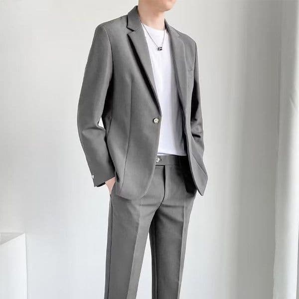 K687 Men's Business Casual Suit Set - Designer Suits