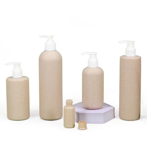 wholesale Refillable Lotion Pump Bottle Biodegradable Shampoo Shower Gel Cosmetic Container Refill Facial Cleanser Bottle ZZ