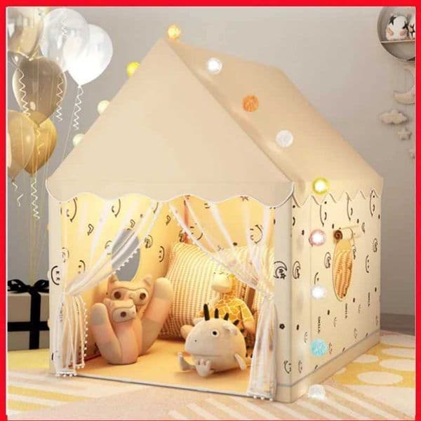 Childrens Tent Boys and Girls Playhouse Tent Toys Interactive Games Indoor and Outdoor Folding Games Tent Childrens Christmas Gift Decoration W241230