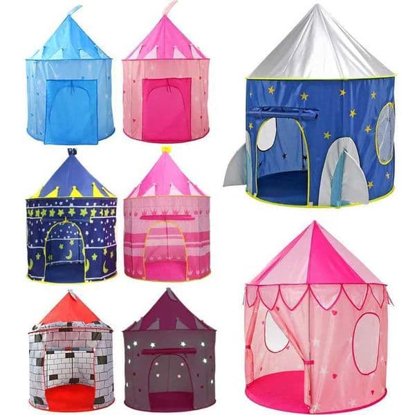 9 Color Game Tent Portable Folding Boys and Girls Prince Folding Tent Childrens Castle Game House Childrens Gifts Outdoor Toy Tent W241230