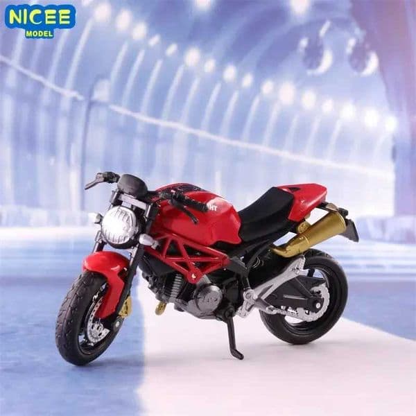 1 18 Ducati Monster 795 Motorcycle High Simulation Diecast Metal Alloy Model Car Collection Kids Toy Gifts M20 W241231