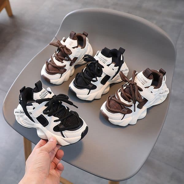 Baby Toddler Shoes for Boys Girls Mesh Little Kids Casual Sneakers Non-slip Kidsnest Children Youth Sport Shoes Sizes US5c-US4y