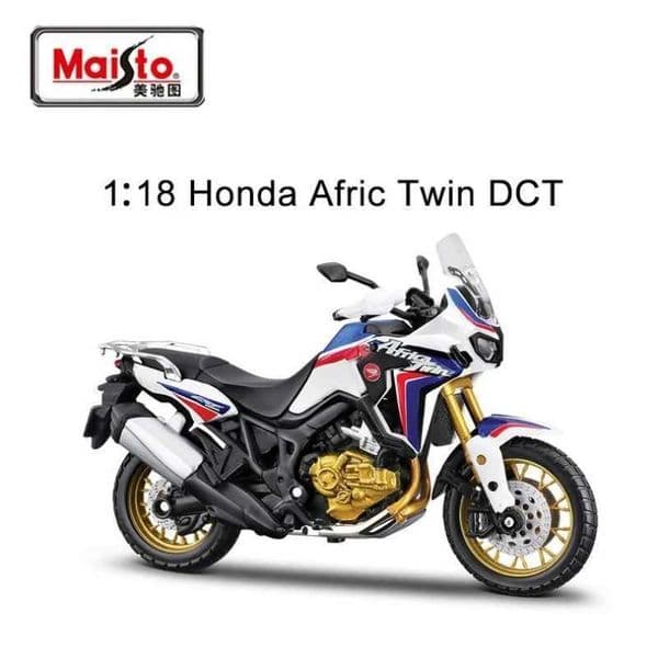 Maisto 1 12 2016 Honda African Double DCT Red Motorcycle Toy Model Alloy Decoration Series Birthday Gift Office Home Decoration W241231