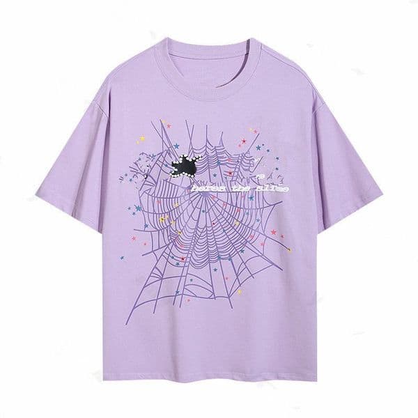 10A mens designer t shirt spider Tshirt gothic designer clothes Short Sleeve Tops Loose Men Women Shirt Streetwear Hip Hop Clothing Pink Tee tshirt High Quality S36