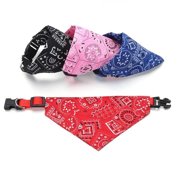 Adjustable Triangular Bandage Pets Washable Dog and Cat Scarf Bandana Collar Bib - Pet Neck Decor for Birthday Party Dress-Up