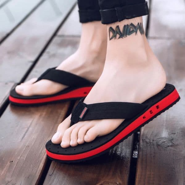 Summer Big Size Youth Men Slippers Of Fish Roman Massage Non-Slip Cool Outside Flip Flops Breathable Thick-Soled Toe Sandals 250228BJ