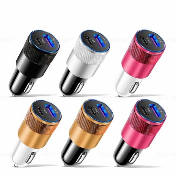 portable pdusb 15w car charger battery charger for 3 1a car mobile phone car charger for iphone 11 12 13 14 xr