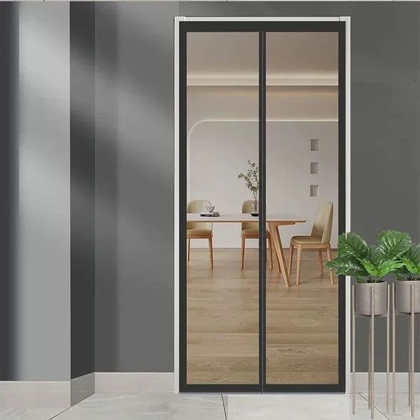 Sheer Curtains door curtain Magnetic suction door curtain gauze door mosquito proof household non punching mosquito proof invisible 240712