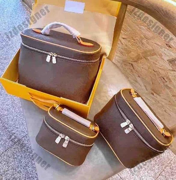 Lady Cosmetic Bags Fashion Makeup Women Designers Handbag Travel Pouch Ladies Purses High Quality Organizador Toiletry Zipper Shoulder Bag Lipstick Case