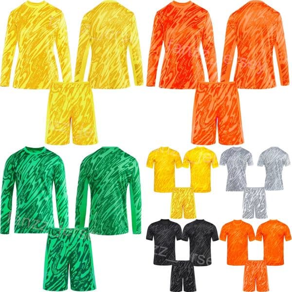Club Olimpia Long Sleeve GK Soccer 1 Gaston Olveira Jersey Set 24-25 Mens Kid Goalkeeper 12 Juan Espinola 12 Alfredo Aguilar 41 Facundo Lirussi Football Shirt Kits