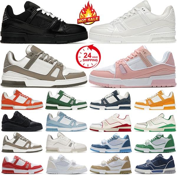 men women platform shoes designer trainer sneakers black white baby blue orange green yellow Pink mens trendy tennis outdoor jogging walking