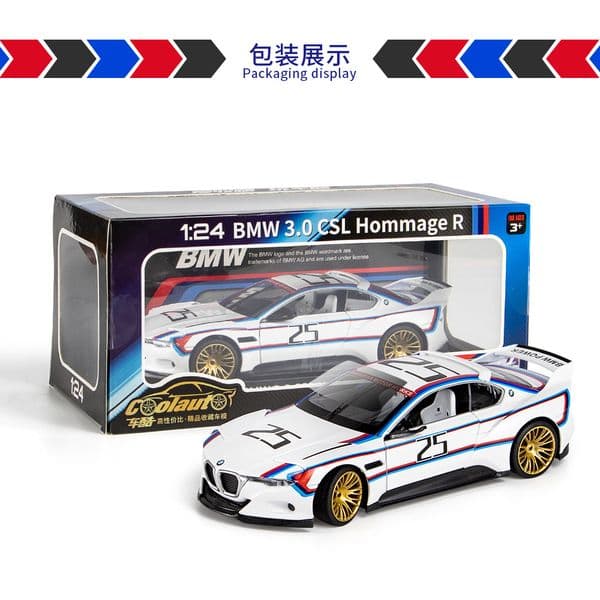 Plane Diecast 1 Cars Minichamps slot car 1 18 CSL 25 3.0 Rally Racing Car Model Series