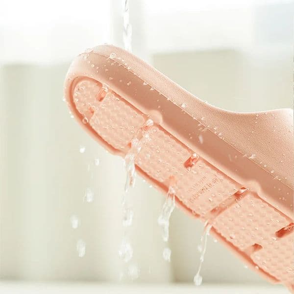 Couple Leaking Sandals and Slippers Summer Solid Color Home Indoor Non-slip Bathroom Thick Bottom Massage Slippers Women 250228BJ