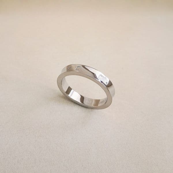 Wholesale Curved surface 925 silver designer logo engrave 4mm 7mm thin wide T Ring 18K Gold Rose black 316L Stainless Steel Rings Women men Jewelry 5 6 7 8 9 10 11 USA size