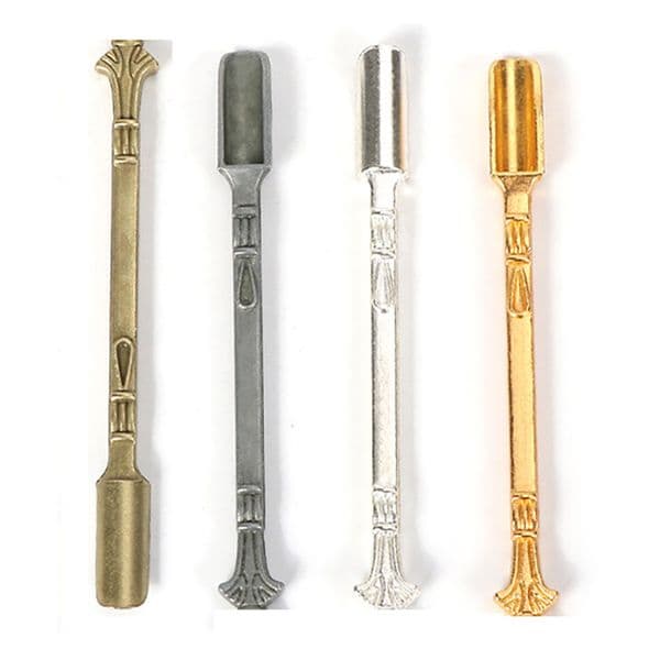 Wholesale Mini Shovel Spoon Metal Smoke Shovels Powder Scoop Hookah Shisha Smoking Pipe Snuff Accessories