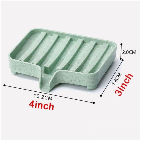 Soap Dishes Bathroom Draining Dish Wheat St Pp Drainage Box Storage Boxes Kitchen Tub Sponge Cup Rack Soaps Drain Holder Wly Bh4621 Dhdrx chuntam