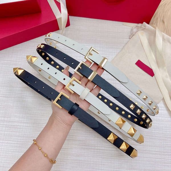 Luxury Designer Belts Women Pin Buckle Genuine Leather Belt Ladies Fashion Dress Jeans Pants Belt V Decorative Waistband Width 2.0Cm Top Quality